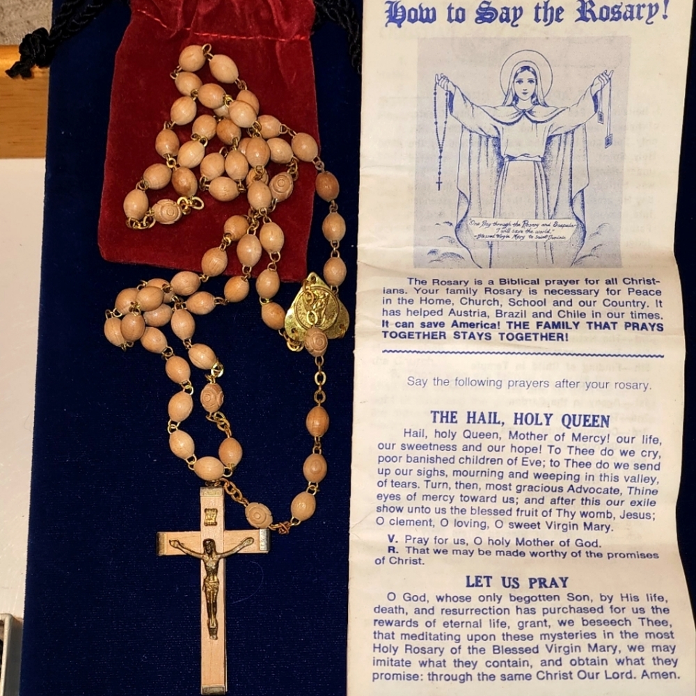 Vintage Rosary Made in Italy